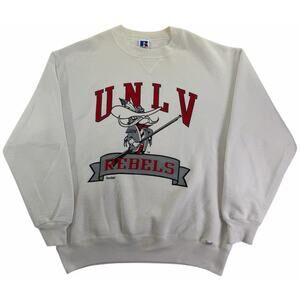 Vintage 90s Russell Athletic UNLV Rebels Crewneck Men's XL Pullover Sweatshirt